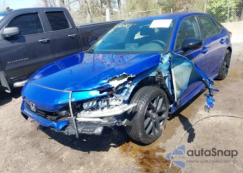 2023 Honda Civic Sport z USA, uszkodzony, nr VIN 2HGFE2F51PH520855